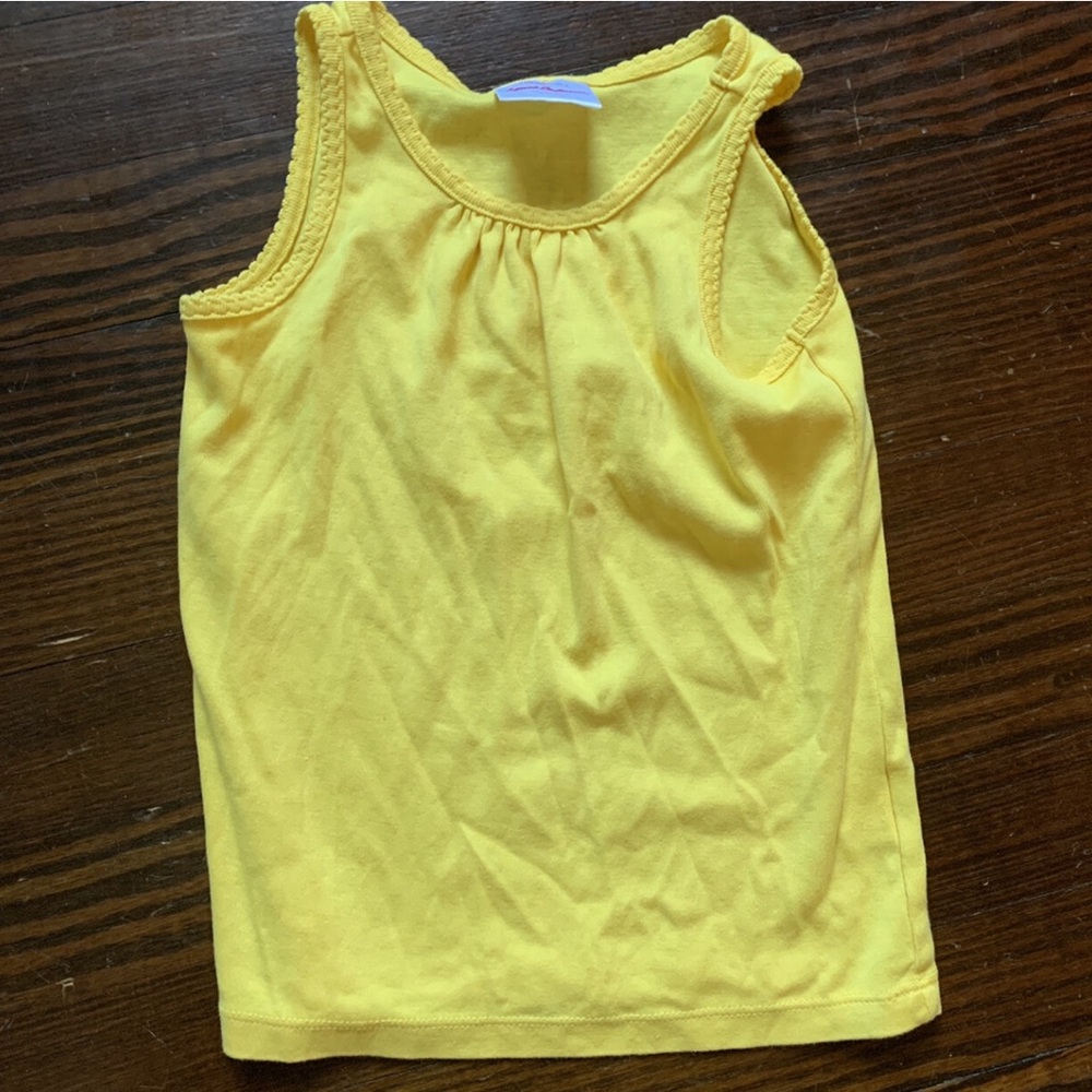 Hanna Andersson Yellow Tank 110/5